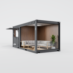 Poolhouse modular 20 pies nuevo en contenedor