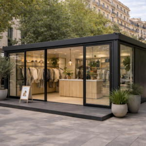 Local comercial container nuevo prefabricado